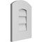 Ekena Millwork Arch Top Surface Mount PVC Gable Vent: Functional, w/ 3-1/2"W x 1"P Standard Frame, 12"W x 16"H GVPAR12X1601SF - alternate 2